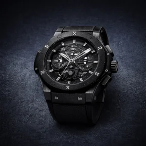 hublot style skeleton watch